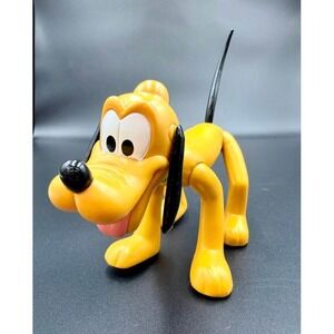 Disney Pluto Poseable Figure – Classic Mickey Mouse Dog Figurine - 1990s